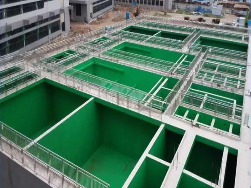 混凝土槽池内补玻璃钢防腐